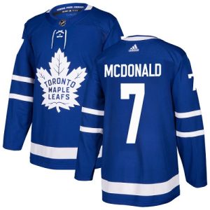 Herren Toronto Maple Leafs Eishockey Trikot Lanny McDonald #7 Authentic Königsblau Heim